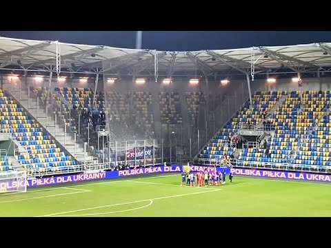 Piłkarze i kibice po meczu 1/4 PP: Arka Gdynia - Raków Częstochowa | 01.03.2022