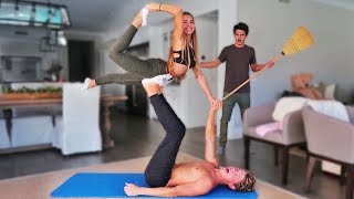 COUPLES YOGA CHALLENGE! ft. Lexi Rivera