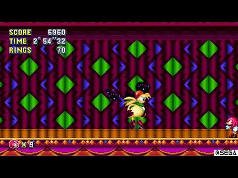 Sonic Mania Knuckles VS. Heavy Magician