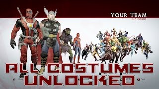 Marvel Ultimate Alliance 2 - All Character Costumes Unlocked!