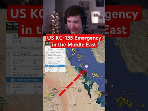 US KC-135 Emergency in the Middle East