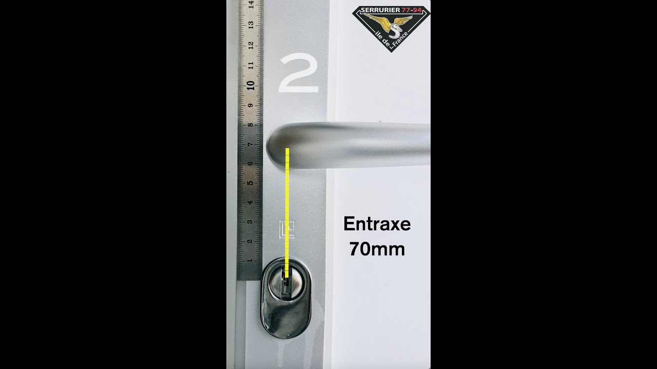Comment identifier sa serrure de maison (type crémone), mesure, description, poignée à relevage