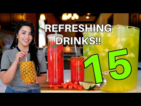 MEXICAN DRINK RECIPE COMPILATIONS | Satisfying and tasty food| Over 1 Hour of Refreshing DRINKS