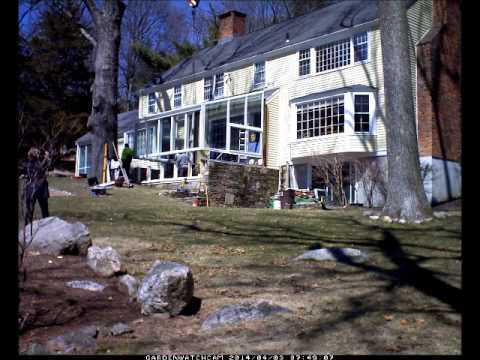 Time Lapse Sunroom Installation - 4/3/14 Lincoln MA