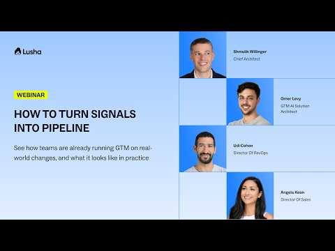How teams turn buying signals into pipeline video thumbnail