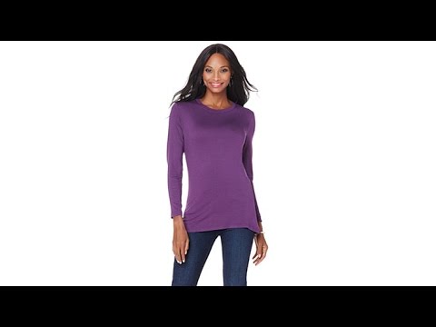 Jamie Gries Collection Jersey Crew Neck Tunic