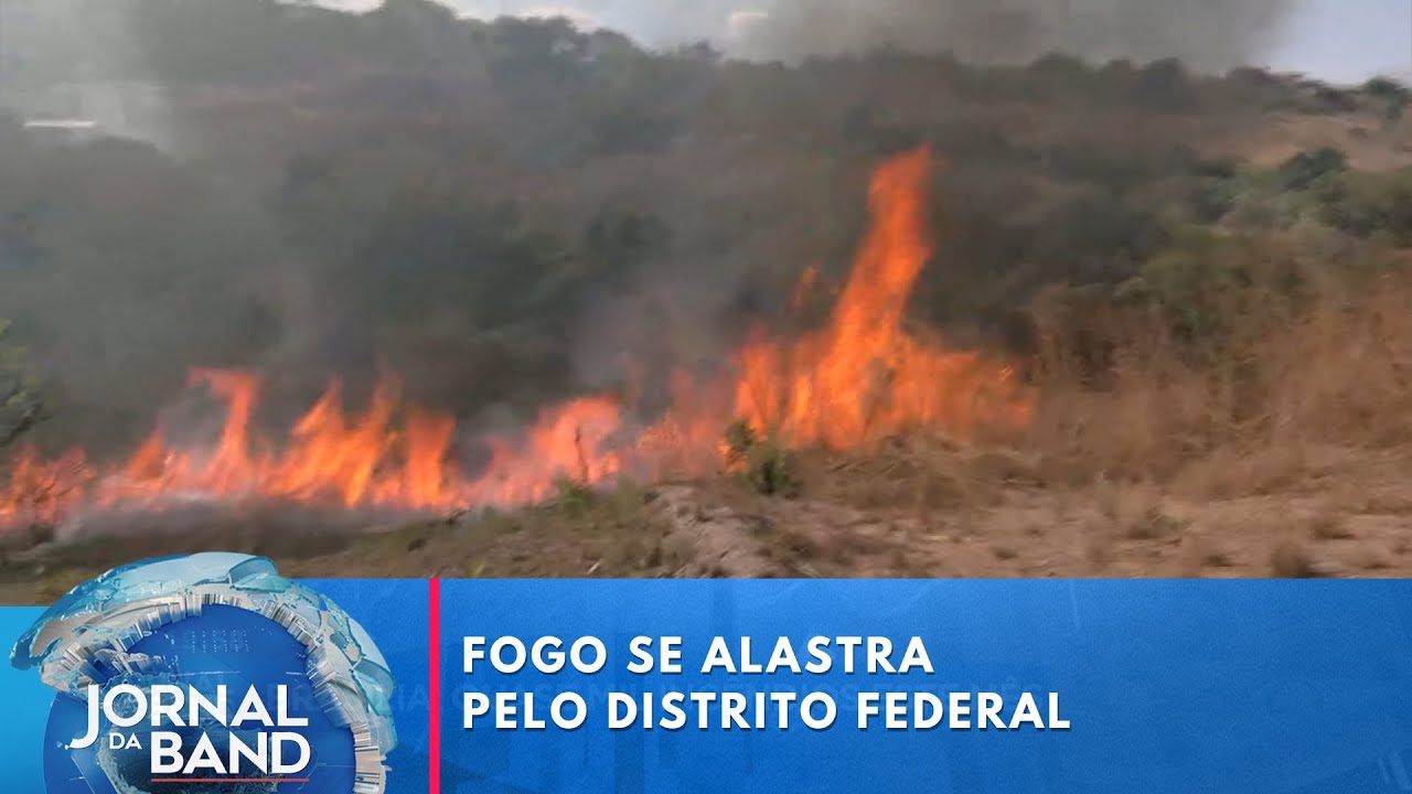 Brasília tem quase mil ocorrências de focos de incêndio em setembro | Jornal da Band