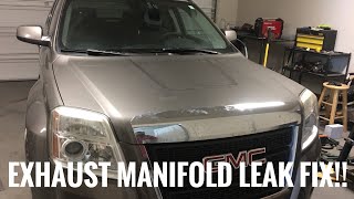 2010 GMC TERRAIN 2.4 ecotec exhaust manifold replacement