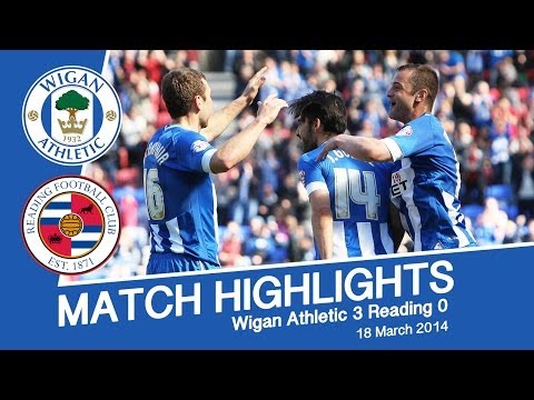 WIGAN ATHLETIC 3 READING 0 - MATCH HIGHLIGHTS - 18/04/2014