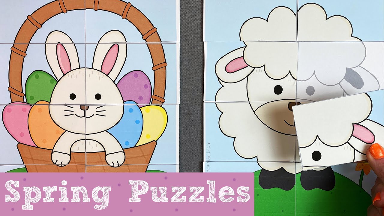 Spring Puzzles For Early Learning