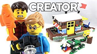 LEGO Creator Riverside Houseboat review! 2019 set 31093! by just2good