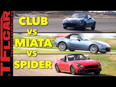 18 Mazda Miata Club Vs Miata Vs Abarth 124 Spider 0 60 And Track Test Is Lit Autoevolution