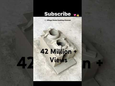 Beautiful wood stove traditional life village life chulha desi chula #shorts #chulha #villagelife