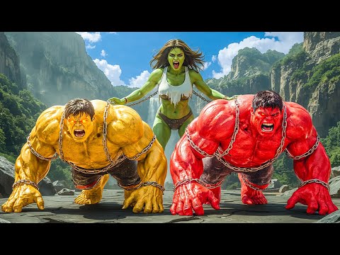 RED HULK vs SHE-HULK EPIC BATTLE! However, GOLD HULK Unexpected SAVE Changes Everything!