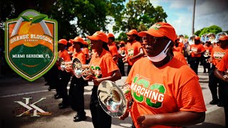 Florida A&amp;M University Marching in the 2021 Orange Blossom Classic Parade