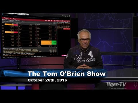 Daily Stock Market Recap by Tom O'Brien October 26th