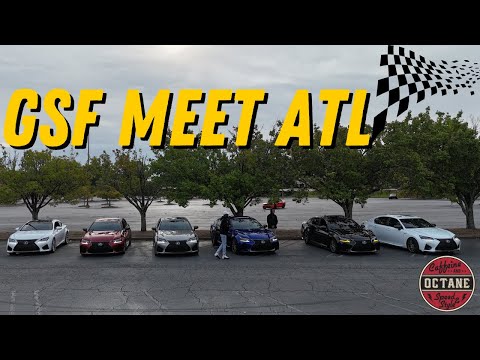 Lexus GSF Owners Take Over Caffeine & Octane ATL/ Car Meet Vlog