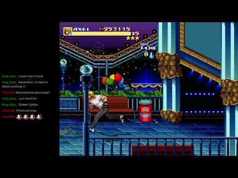 Streets of Rage Remake 5.2 - Axel 2, Mania 1cc, 1 life start