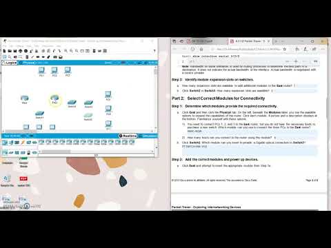 6.3.1.8 Packet Tracer - Exploring Internetworking Devices Answer