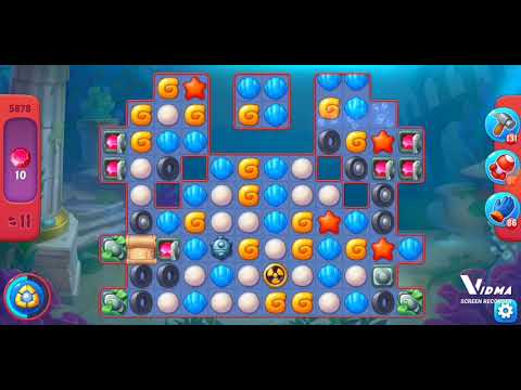 Fishdom. 5878 hard level no boosters and diamonds