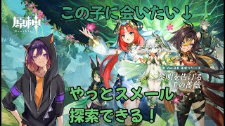 【原神】やっとスメールこれたよー(´;ω;｀)【新人VTuber/龍光寺シンバ】