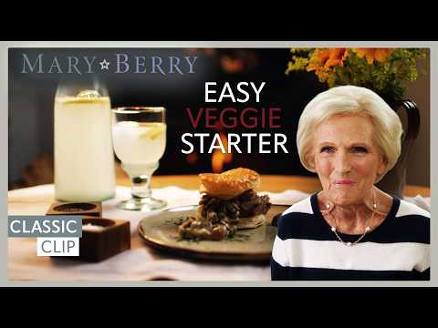 Easy Vegetarian Garlic Mushroom Galettes: Perfect Starter or Lunch | Classic Mary Berry | Mary Berry