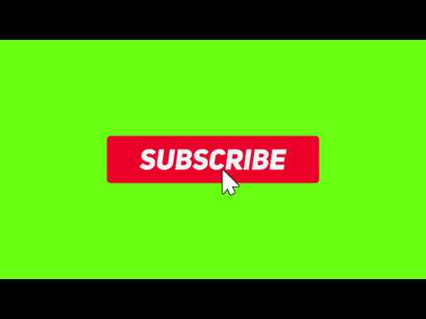 Green screen subscribe button...mouse click with sound