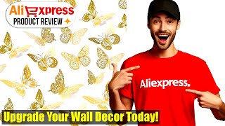 Transform Your Space with 3D Hollow Butterfly Wall Stickers! | DIY Home Decor Must-Have!