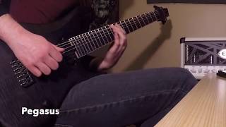 Video thumbnail for Seymour Duncan Pegasus / Sentient - 7 string DEMO by Cody