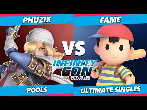 Infinity Con 2021 - Phuzix (Sheik) Vs. Fame (Ness) SSBU Ultimate Tournament