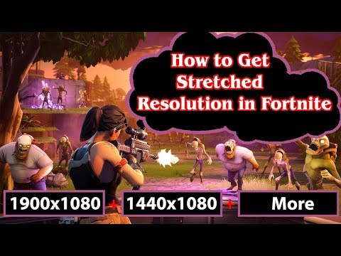 [Easy GUIDE] How to Get Stretched Resolution in Fortnite 🎮 Video
