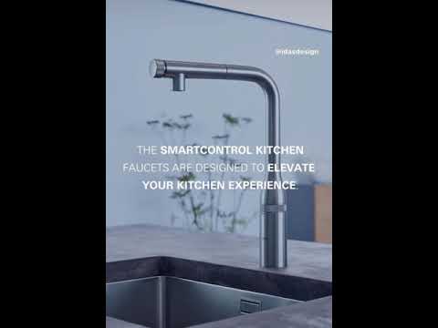 Grohe Plautuvės maišytuvas Essence SmartControl, su ištraukiamu snapu, chromas, 31615000 video