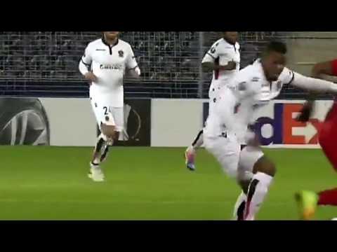 Salzburg vs Nice 0-1 Europa League Alassane Plea