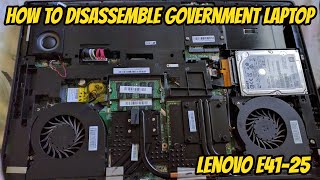 How To Fully Disassemble Government Laptop - Lenovo E41-25