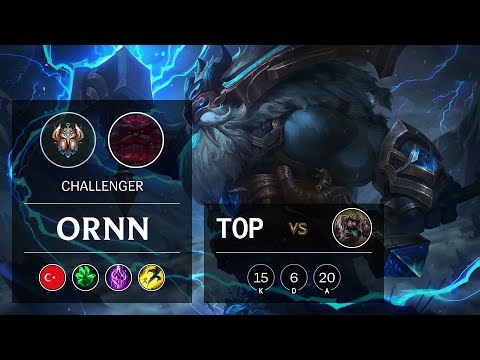 Ornn Top vs Dr. Mundo - TR Challenger Patch 9.21