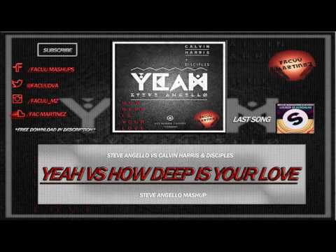 Steve Angello vs Calvin Harris - Yeah vs How Deep Is Your Love (Steve Angello Mashup)