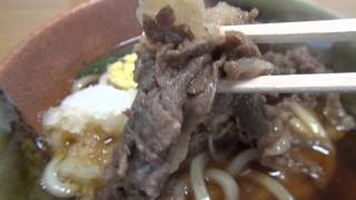 preview picture of video '手打ちうどん たの久の肉ぶっかけ／徳島県小松島市神田瀬町'