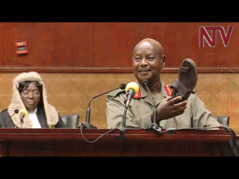 President Museveni's lighter moments during budget reading