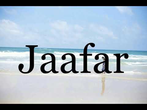 How To Pronounce Jaafar🌈🌈🌈🌈🌈🌈Pronunciation Of Jaafar