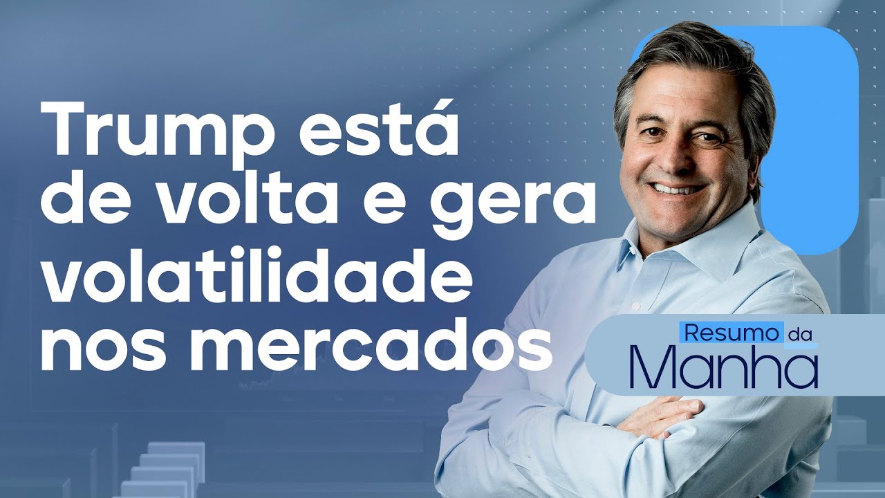 🔴 06/01/25 - TRUMP ESTÁ DE VOLTA E GERA VOLATILIDADE NOS MERCADOS | Resumo da Manhã