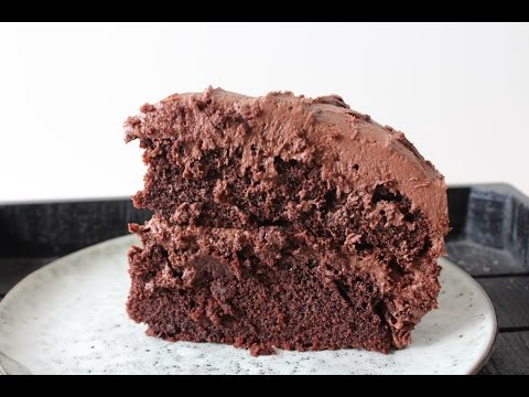 How To Make Triple Chocolate Cake (Birthday Cake) - By One Kitchen Episode 258
