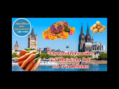 Möhrenuntereinander auf "Rheinische Art" mit Frikadellchen . Ralph Thomas kocht...,jetzt auch noch!