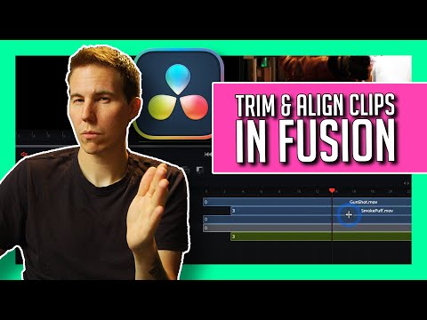 How to Trim and Align Clips in Fusion