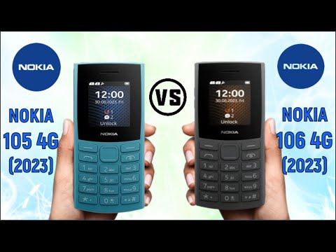Nokia 105 4G (2023) vs Nokia 106 4G (2023) || OFS Compare