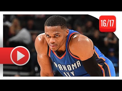 Russell Westbrook Full Highlights vs Pistons (2016.11.14) - 33 Pts, 15 Reb, 8 Ast