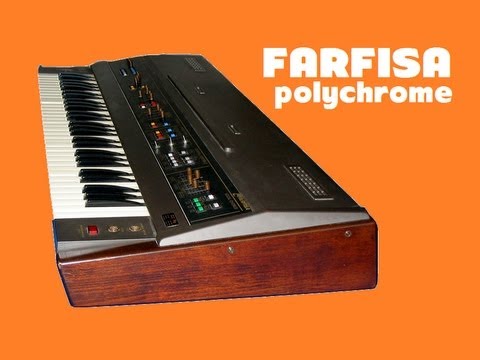 FARFISA POLYCHROME Vintage '70s Analog Italian Polyphonic Synth VERY RARE image 9