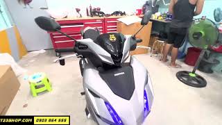 Chi tiết lên áo Winner X V3 Xám Nhám Cao Cấp 2022 cho Winner X tại T23Shop Cần Thơ