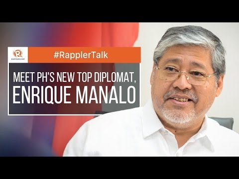 Veteran diplomat Enrique Manalo is Marcos’ foreign secretary