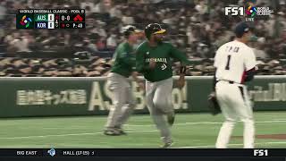 Logan Wade Sac Fly Gives Australia THE EARLY LEAD