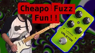 Video thumbnail for Cheapo Fuzz Fun! Valeton Lazaro Modern Fuzz Demo/Review by Chuck's Guitar Geekery